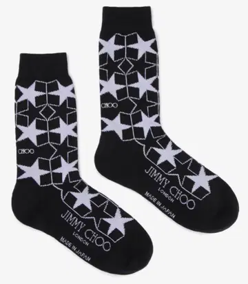 JIMMY CHOO 남성용 스타 삭스 F