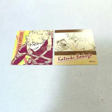 히로아카 원화전 바쿠고 카츠키 스퀘어 스티커 컬렉션