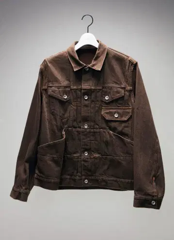 Sacai 25AW 데님 재킷 브라운 2