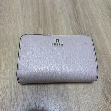 FURLA 핑크 이단 접이식 지갑