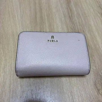 FURLA 핑크 이단 접이식 지갑