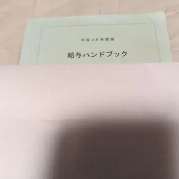 헤이세이 28년도 급여 핸드북