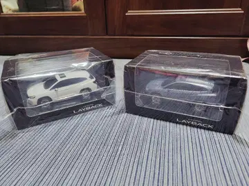 LEVORG LAYBACK 화이트 1/43 스케일 스바루 2개 세트