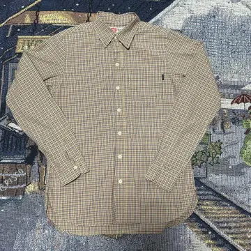 XLARGE 긴팔 체크 셔츠 스트릿 스케이트보드