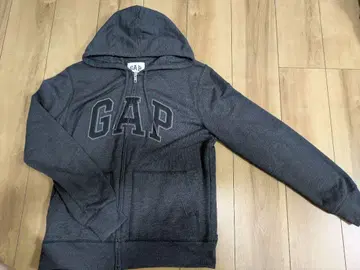 GAP 그레이 풀 집업 후드티 M