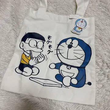 도라에몽 50주년 토트백 세로형 토트 아이보리 30cm x 32cm