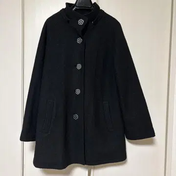 새상품급 마리콴트 런던 블랙 M 코트 MARY QUANT 블랙