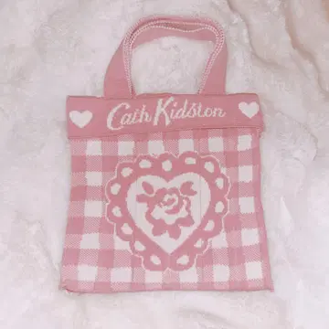 캐스키드슨 Gingham Rose KNT365 토트백