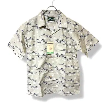 [새상품] 몽벨 TAKE로하 대나무 섬유/청량감 매화 디자인 셔츠 L