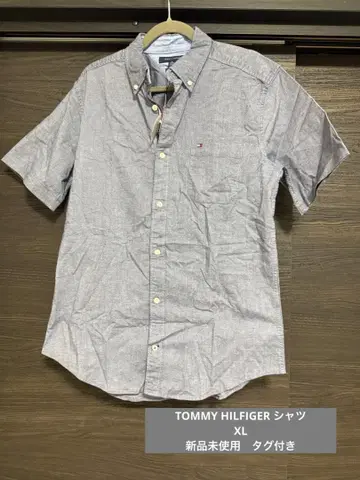 TOMMY HILFIGER 반팔 셔츠 XL 미사용 새상품 택 포함