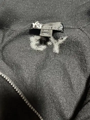 Y-3 블랙 하이넥 자켓 S