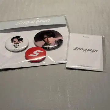 Snow Man 미야타테 료타 타이베이 포토 카드 캔뱃지