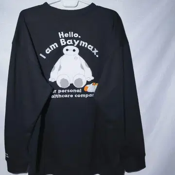 새상품 트레이닝복 XL 베이맥스 모찌 디즈니 사가 자수 맨투맨