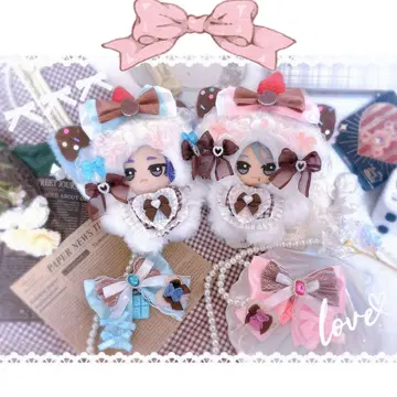 SD 인형 12cm 13cm 인형옷 의류 앉은 쌍둥이 고양이 2벌