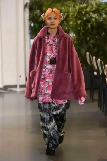 doublet ALOHA KUNG FU SHIRT PINK S