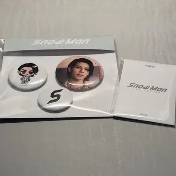 Snow Man 라울 타이베이 포토 카드 캔뱃지
