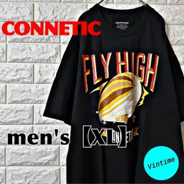 S65 [connetic] 프린트 셔츠 [남성용 XL] 블랙