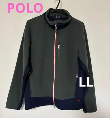 POLO 플리스 자켓 L 사이즈 그레이/네이비