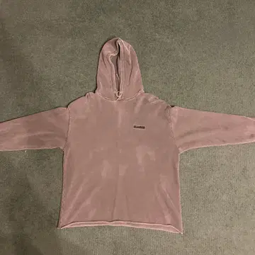 XLARGE 그레이 후드 부착 후드티 L