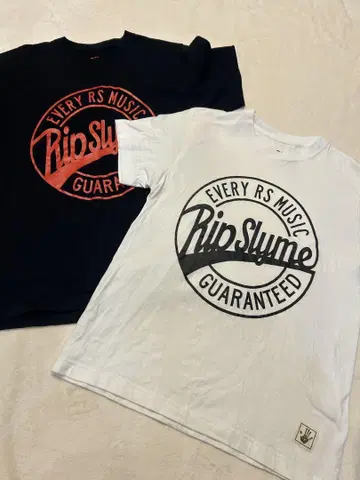 RIP SLYME 라이브 셔츠 블랙 화이트 세트