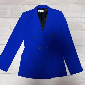 ZARA 로얄 블루 자켓 블레이저 파랑 xs