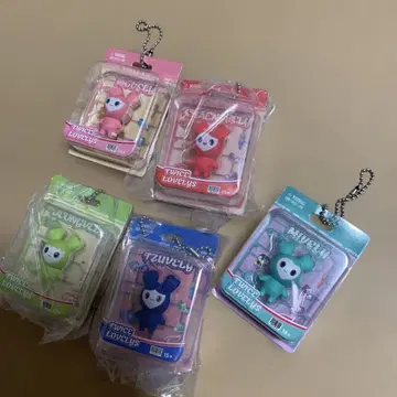 TWICE LOVELYS 블리스터 마스코트 참 가챠가챠 5세트