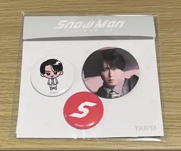 미야타테 료타 SnowMan 1st POPUP 타이베이 팝업 캔뱃지