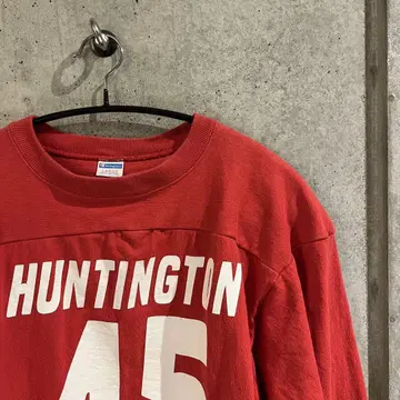 Champion HUNTINGTON 45 L 레드 긴팔 티셔츠