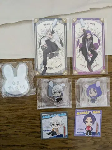 블루 록 나기 세이시로 미카게 레오 굿즈 세트