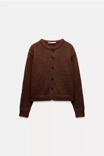 Zara 파인 니트 가디건