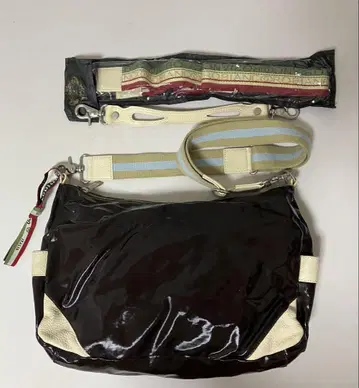 [ 오로비안코 ] 남성용 브라운 2way 숄더백 숄더 끈 3종류