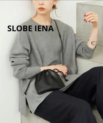 SLOBE IENA 코튼 더블 페이스 니트