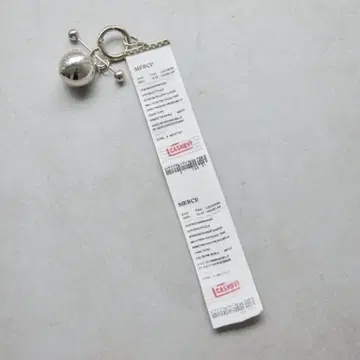 ear PAPILLONNER 메탈 볼 x 영수증풍 참 이아파피요네