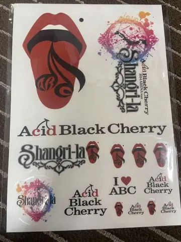 Acid Black Cherry 스티커 씰 샹그릴라