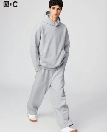 UNIQLO 그레이 스웨트 팬츠