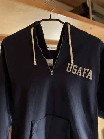 컨디션 최상 웨어하우스 USAFA 네이비 풀오버 후드티
