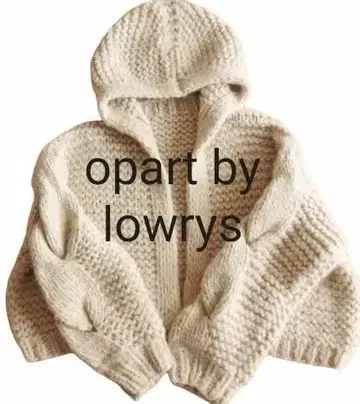 새상품급! apart by lowrys 후드 가디건 알파카 혼방