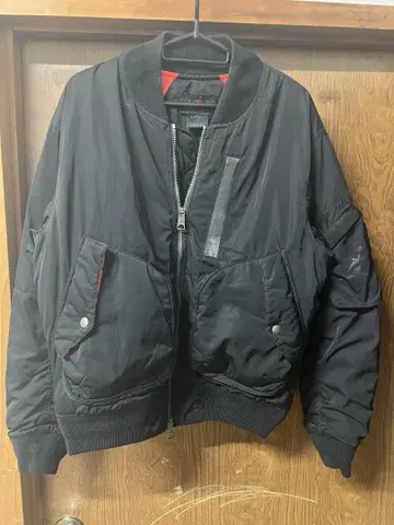 Jordan 블랙 MA-1 자켓 L