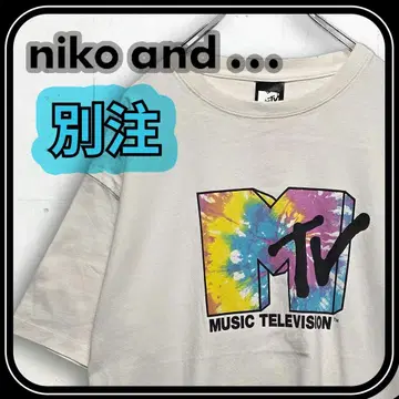 niko and - 별주 2019 MTV 타이다이 오버 사이즈 T셔츠