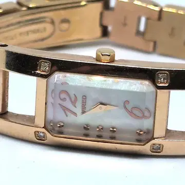 [정품 작동품] 세이코 Wired 쿼츠 손목시계 골드 여성용