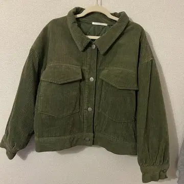 RETRO GIRL M 사이즈 아우터 그린