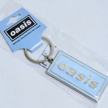 OASIS 오아시스 10월 내한 기념 Logo 키링 스카이블루