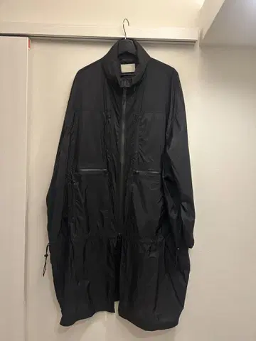 YOKE 나일론 유틸리티 오버 코트 나일론 코트