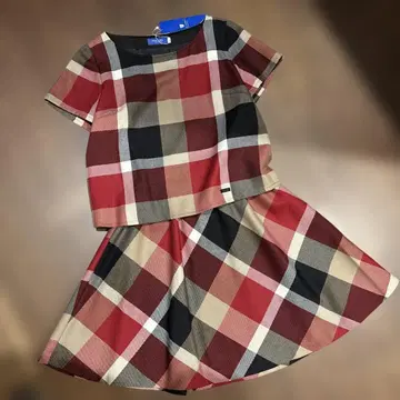 BLUE LABEL 체크 무늬 원피스 36