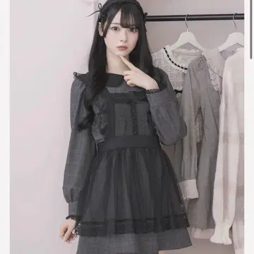 튤 에이프런 포함 도리 원피스