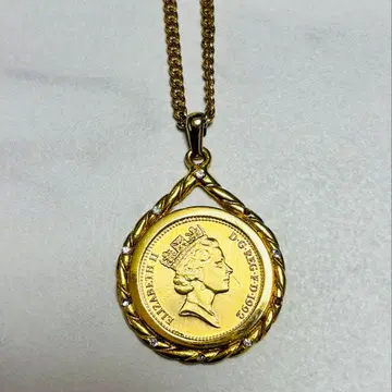 엘리자베스 여왕 코인 목걸이 1992년