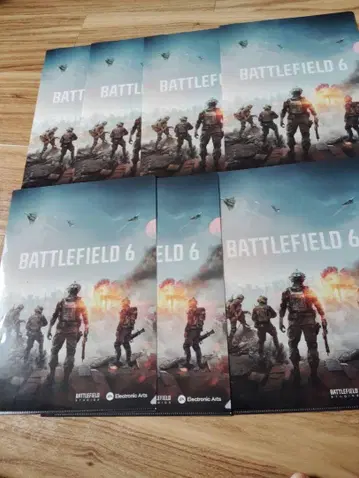 배틀필드 6 Battlefield 6 클리어 파일 7매 세트