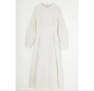 moussy 화이트 데님 원단 원피스