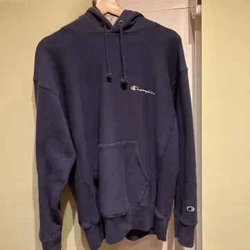 Champion Reverse Weave 후드티 XL 네이비