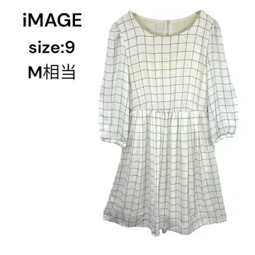 이마쥬 iMAGE 원피스 무릎 기장 9 세련된 체크 귀여운